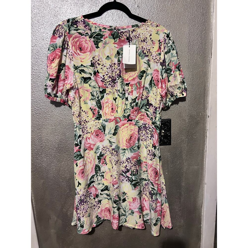 Faithfull The Brand Sidonie Venissa Floral Mini Dress NWT Size 6 Medium Romantic - Picture 12 of 16